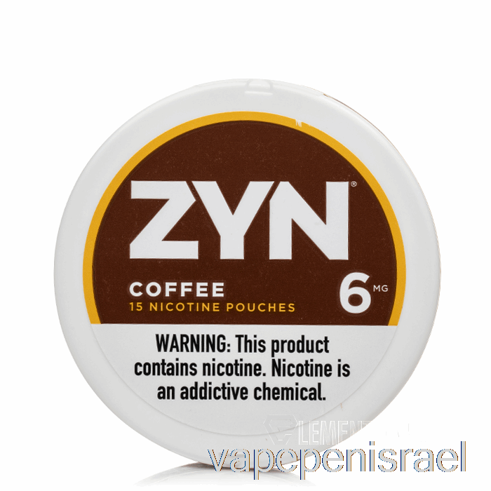 שקיות ניקוטין חד פעמיות Vape Israel Zyn - קפה 6 מ